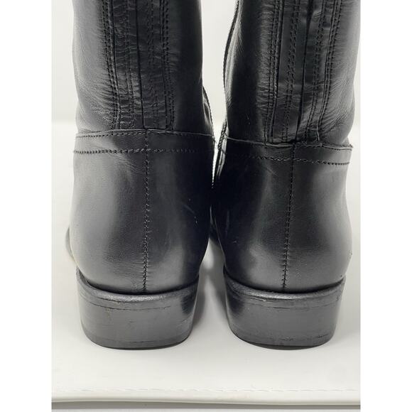 Corso Como Women's Baylee Leather Knee High Riding Black Boots Size 6.5M - Picture 11 of 15